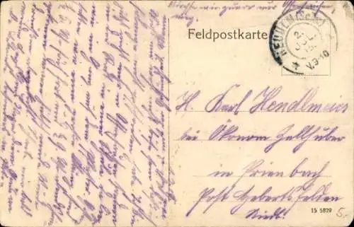 Passepartout Ak Neu-Ulm in Schwaben, Blick in die Kasernenstraße