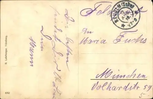 Ak Neu Ulm in Schwaben, Insel