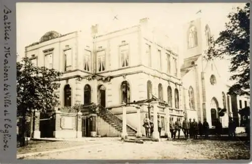 Foto Battice Herve Wallonien Lüttich, Rathaus, Kirche