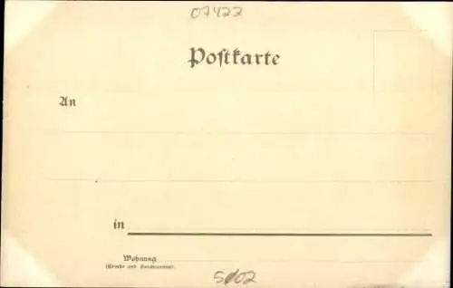 Ak Schwarzatal Thüringen, Hotel Weidmannsheil