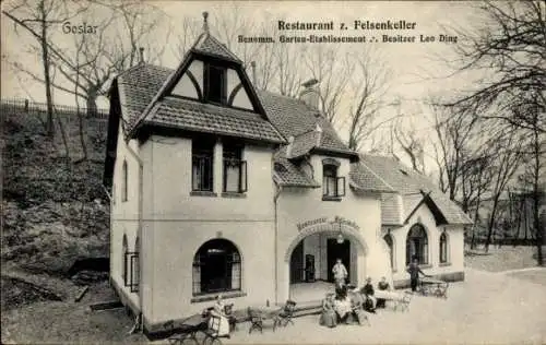 Ak Goslar am Harz, Restaurant zum Felsenkeller, Inh. Leo Ding