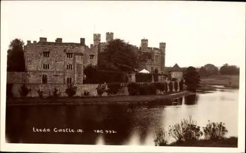 Foto Ak Leeds Maidstone Kent England, Leeds Castle