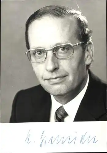 Ak Kurt Gscheidle, Politiker, Portrait, Autogramm