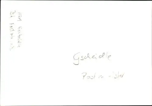 Ak Kurt Gscheidle, Politiker, Portrait, Autogramm