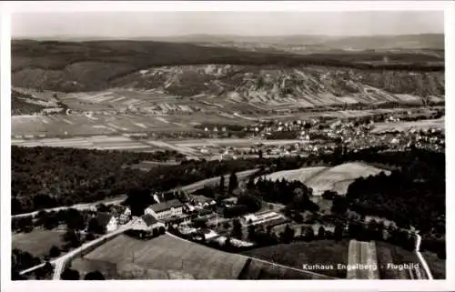 Ak Winterbach im Remstal Württemberg, Fliegeraufnahme, Kurhaus Engelberg