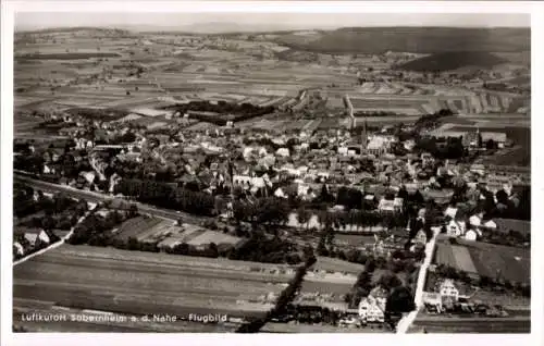 Ak Bad Sobernheim an der Nahe, Luftbild von Sobernheim