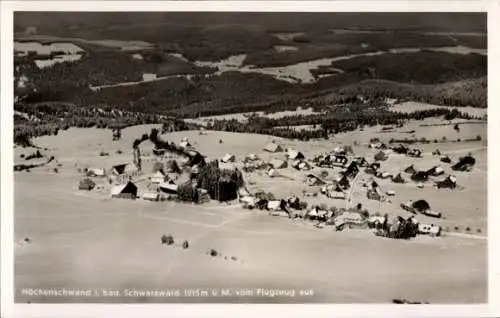 Ak Höchenschwand im Schwarzwald, Fliegeraufnahme, Winter