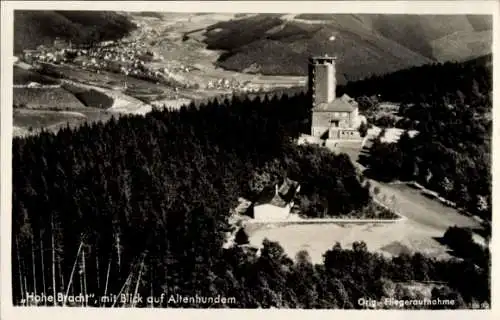 Ak Lennestadt im Sauerland im Kreis Olpe, Altenhundem mit Hohe Bracht