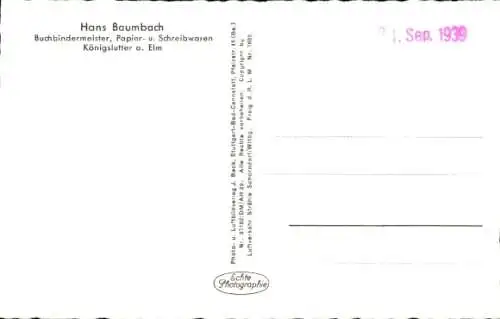 Ak Königslutter am Elm,  Flugzeugaufnahme