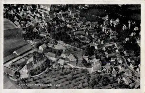 Ak Altshausen in Oberschwaben Württemberg, Fliegeraufnahme