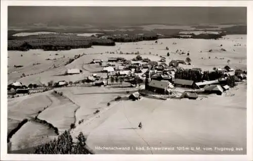 Ak Höchenschwand im Schwarzwald, Fliegeraufnahme, Winter