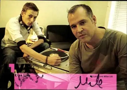 Ak Eins Live, Lars und Mike Litt, Autogramm