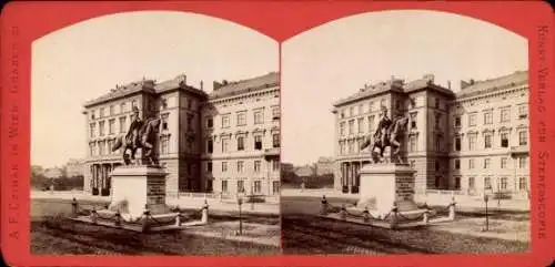 Stereo CdV Wien Österreich, Denkmal Fürst zu Schwarzenberg
