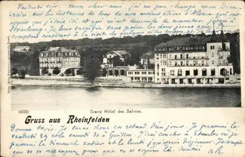 Ak Rheinfelden Kanton Aargau Schweiz, Grand Hôtel des Salines