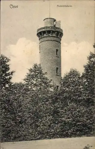 Ak Kleve am Niederrhein, Aussichtsturm