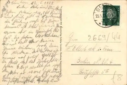 Ak Elmshorn in Holstein, Markt, Kirche