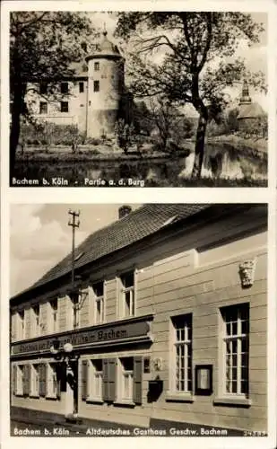 Ak Bachem Frechen Nordrhein Westfalen, Burg, Altdeutsches Gasthaus