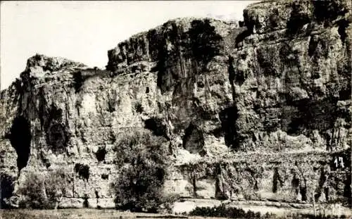 Foto Ak Bulgarien, Felsenwand, Felsen