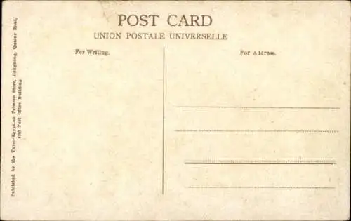 Ak Hong Kong China, Blumenmarkt