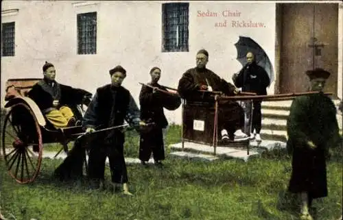 Ak Sedan Chair and Rickshaw, Rikscha Fahrer