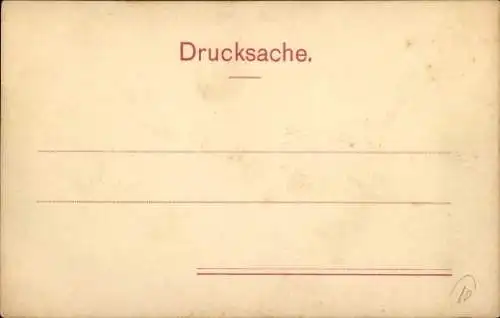 Ak Geldschein, Geld, Tausend Franken