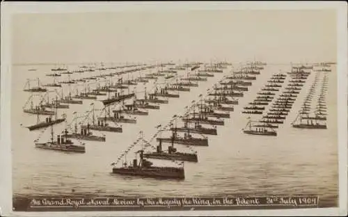 Ak Britische Marine, britische Kriegsschiffe, Flotte