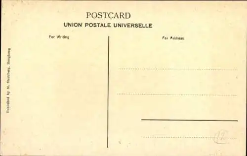 Ak Hongkong China, Peak Buildings, Peak Barracks, Barracken, Gipfelbauten