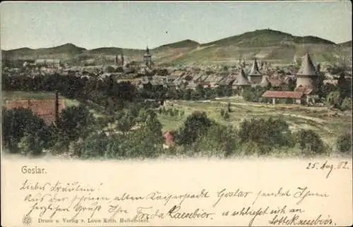 Ak Goslar am Harz, Gesamtansicht