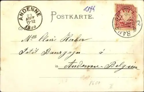 Ak Bamberg in Oberfranken, Ansicht von Bamberg