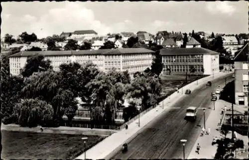 Ak Hagen in Westfalen, Badstraße mit Ricarda-Huch-Schule