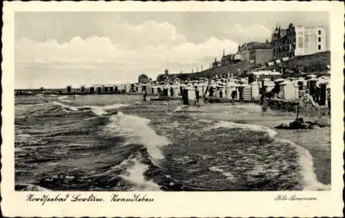 Ak Nordseebad Borkum in Ostfriesland, Nordseebad Borkum. Strandleben, Toto Simonsen