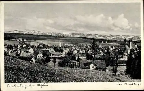 Ak Lindenberg im Allgäu Schwaben, Panorama, Fotograf W. Roessler