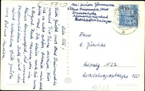 Ak Bad Freienwalde an der Oder, Bad Freienwalde (Oder). Berufsschule.