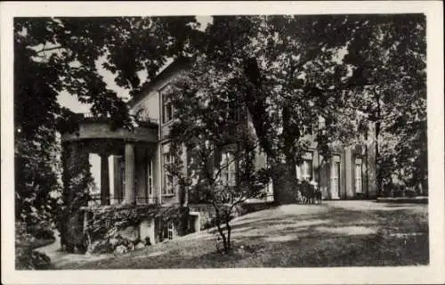 Ak Bad Freienwalde an der Oder, Schloss, Puschkinhaus