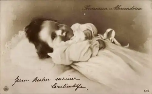 Ak Prinzessin Alexandrine von Preußen, Cecilienhilfe