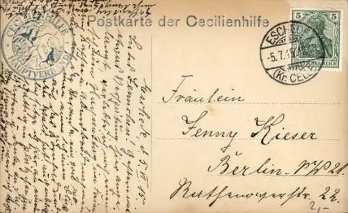 Ak Prinzessin Alexandrine von Preußen, Cecilienhilfe