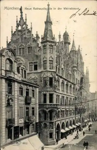 Ak Neuer Kurs, Kaiser Wilhelm II., Heerführer, Moltke, Bethmann-Hollweg, Zeppelin, Kriegsschiff