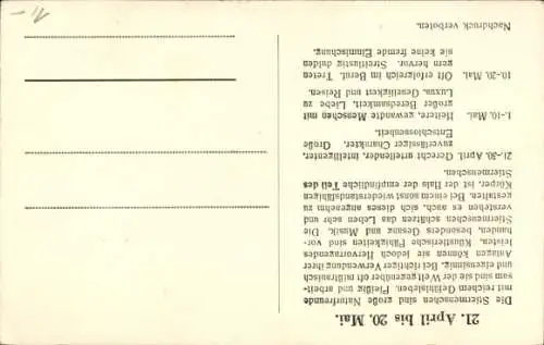 Ak Sternzeichen Stier, Taurus, 21. April bis 20. Mai