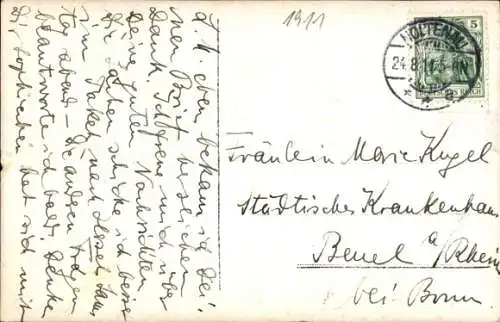 Foto Ak Frau mit Buch