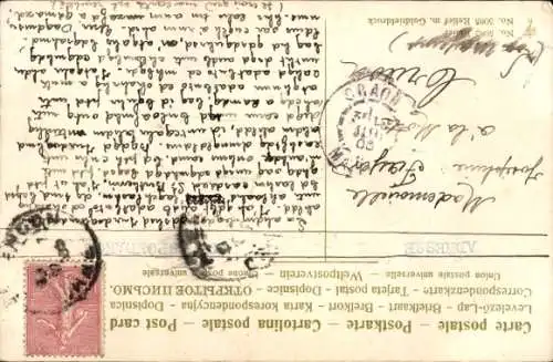 Präge Ak Kinder mit Klee