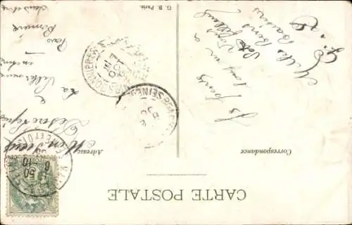 Präge Litho Stiefmütterchen