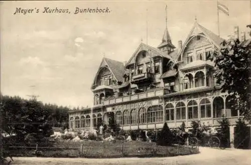 Ak Buntenbock Clausthal Zellerfeld Oberharz, Meyer's Kurhaus