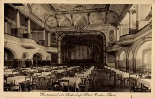 Ak Goslar am Harz, Kaisersaal im Bahnhofshotel Goslar-Harz