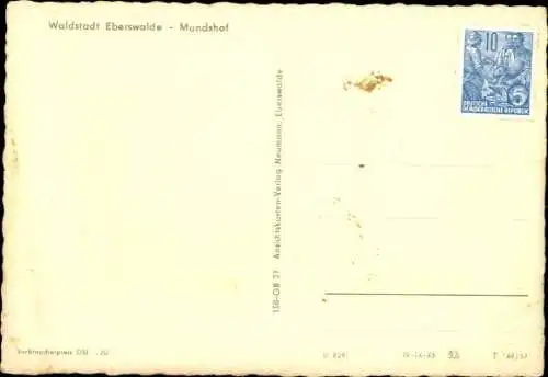 Ak Eberswalde in Brandenburg, Mundshof