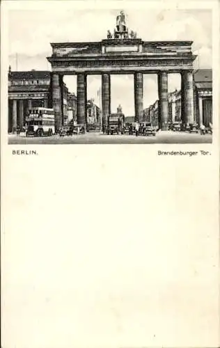 Ak Berlin Mitte, Brandenburger Tor