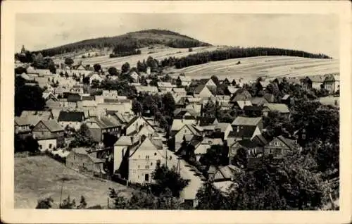 Ak Meuselbach in Thüringen, Panorama mit Meuselbacher Kuppe