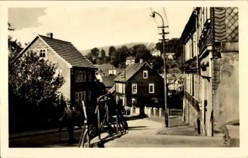Ak Zella Mehlis im Thüringer Wald, Kleine Bahnhofstraße