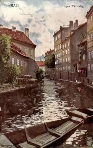 Künstler Ak Praha Prag Tschechien, Prager Venedig