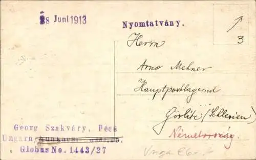 Ak Budapest Ungarn, Klotild-Palais