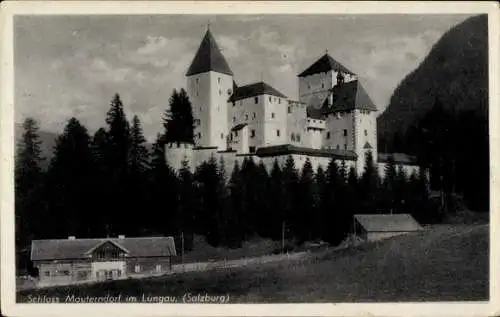 Ak Mauterndorf in Salzburg, Schloss Mauterndorf im Lungau